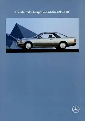 Mercedes-Benz 230 CE 300 CE-24 Prospekt 1990