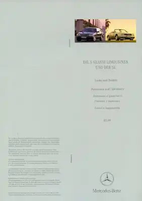 Mercedes-Benz S-Klasse + SL Farben 3.1998