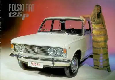 Polski Fiat 125 P Prospekt 1970er Jahre f