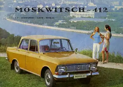 Moskwitsch 412 Prospekt 1960er Jahre