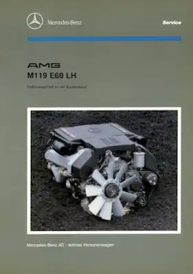 Mercedes-Benz Typ M 119 E 60 LH AMG Reparaturanleitung 1.1993