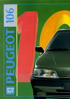 Peugeot 106 Prospekt ca. 1992