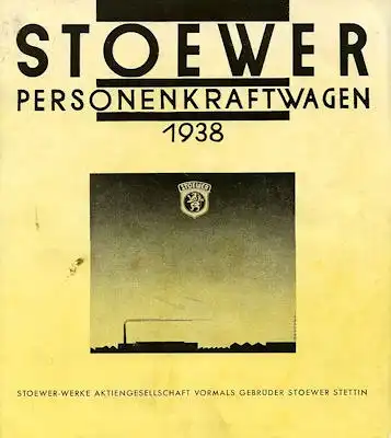 Stoewer Programm 1938