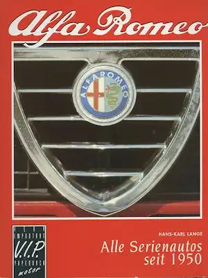 Hans-Karl Lange Alfa Romeo Serienautos seit 1950 von 1992