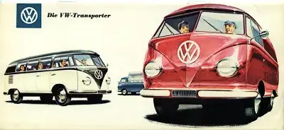 VW T 1 Bus / Transporter Prospekt 1956