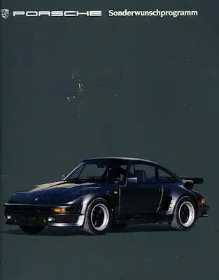 Porsche 911 944 Prospekt Sonderwunschprogramm 11.1984