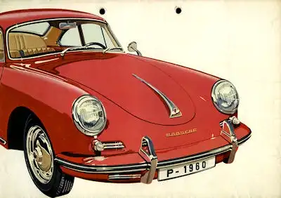Porsche 356 B Prospekt 9.1959