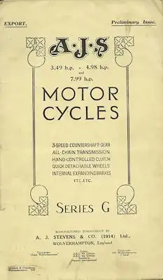 AJS Programm 9.1925