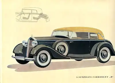 Mercedes-Benz Typ 260 D Prospekt 2.1937