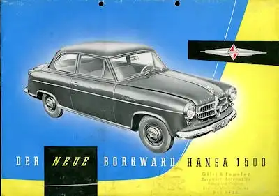 Borgward Hansa 1500 Prospekt 1954