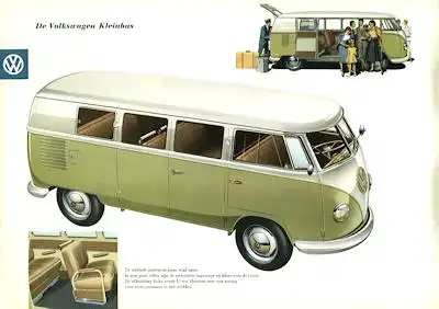 VW T 1 Bus Prospekt ca. 1959 nl