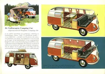 VW T 1 Bus Prospekt ca. 1959 nl