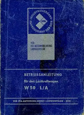 IFA W 50 L/A Bedienungsanleitung 1977
