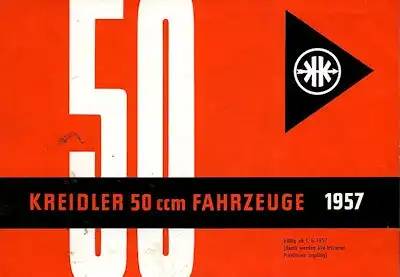 Kreidler Programm 6.1957