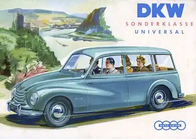 DKW Sonderklasse Universal Prospekt ca. 1955