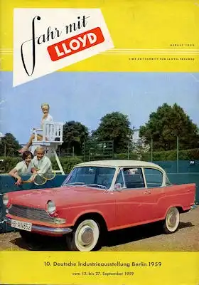 Fahr mit Lloyd Werkszeitschrift Herbst 1959