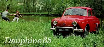 Renault Dauphine Prospekt 1965