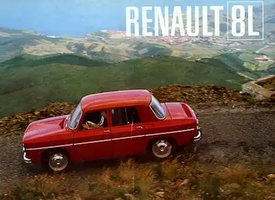 Renault 8 Prospekt 1965