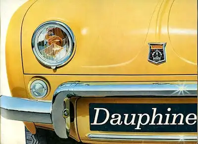 Renault Dauphine Prospekt 1961