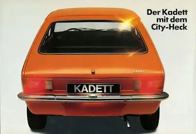Opel Kadett C City Prospekt 8.1975