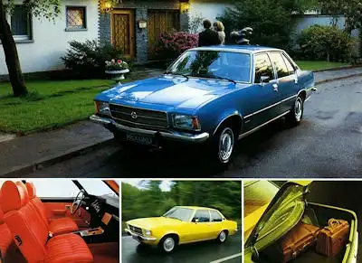 Opel Rekord D Prospekt 8.1974