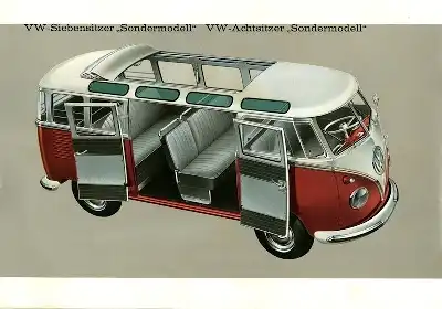 VW T 1 Kleinbus Prospekt ca. 1960