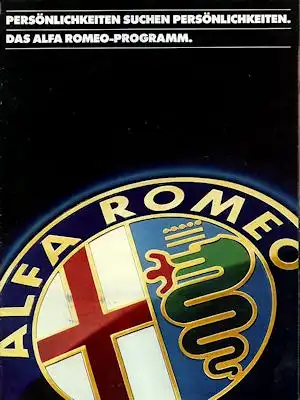 Alfa-Romeo Programm 1984