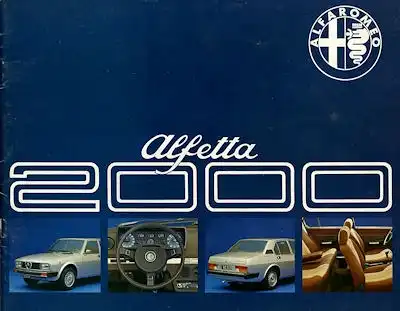 Alfa-Romeo Alfetta 2000 Prospekt 3.1977