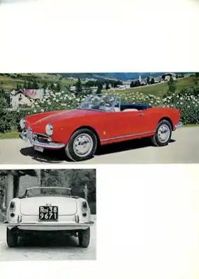 Alfa-Romeo Giulietta Spider Prospekt 1961 f