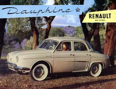 Renault Dauphine Prospekt ca. 1960