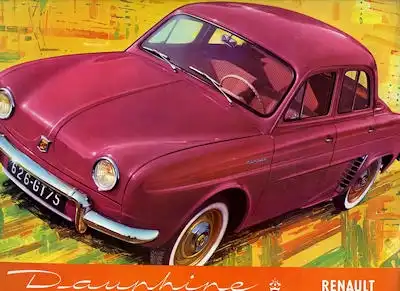 Renault Dauphine Prospekt 1958