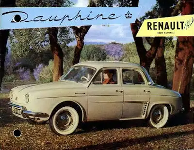 Renault Dauphine Prospekt ca. 1960