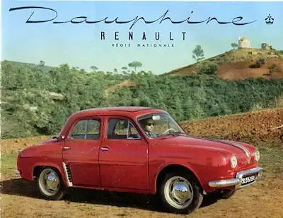 Renault Dauphine Prospekt 1956