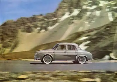 Renault Ondine Gordini Prospekt 1960-1962 f