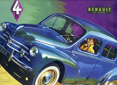 Renault 4 CV Prospekt 1958