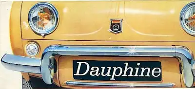 Renault Dauphine Prospekt 1961