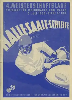 Programm Halle-Saale-Schleife 5.7.1953