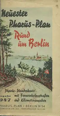 Pharus Plan Rund um Berlin 1947