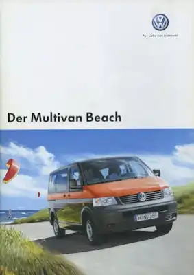 VW T 5 Multivan Beach Prospekt 11.2006