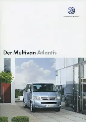 VW T 5 Multivan Atlantis Prospekt 9.2006