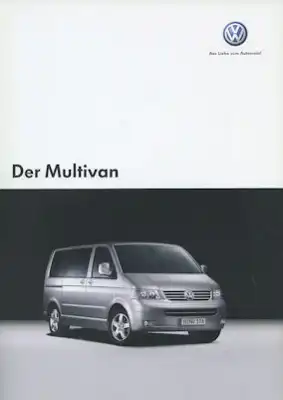 VW T 5 Multivan Prospekt 5.2006