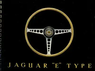 Jaguar E Type Serie 1 Prospekt 1961