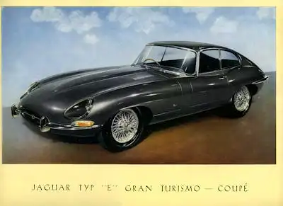 Jaguar E Type Serie 1 Prospekt 1961