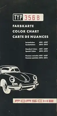 Porsche 356 B Farben 11.1960