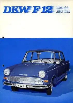 DKW F 12 Prospekt ca. 1965