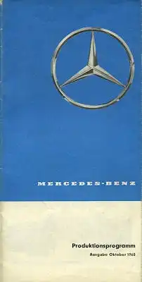 Mercedes-Benz Programm 10.1960