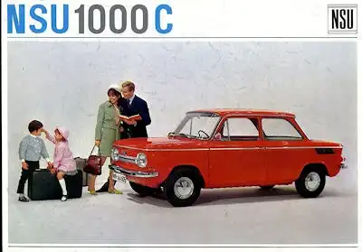 NSU 1000 C Prospekt ca. 1967