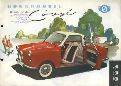 Glas Goggomobil Coupé 250 300 400 Prospekt ca. 1962