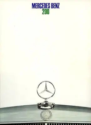 Mercedes-Benz 200 Prospekt 12.1968