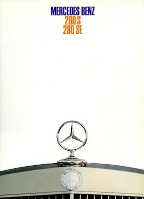 Mercedes-Benz 280S 280SE Prospekt 12.1968